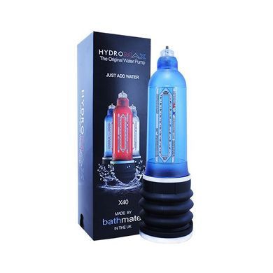 Гідропомпа Bathmate Hydromax 9 Blue, для члена довжиною від 18 до 23см, діаметр до 5,5 см HM-40-AB фото