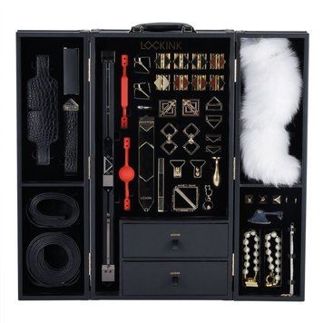 БДСМ-набор LOCKINK All-in-1 BDSM Play Kit - Crocodile Leather SX0819 фото
