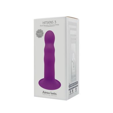 Дилдо с присоской Adrien Lastic Hitsens 3 Purple, отлично для страпона, диам. 4,1см, длина 18,2см AD24023 фото
