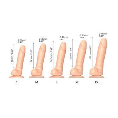 Реалистичный фаллоимитатор Strap-On-Me Sliding Skin Realistic Dildo Vanille M, эффект подвижной кожи SO6253 фото