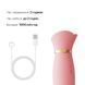 Вібратор з підігрівом та вакуумною стимуляцією клітора Zalo - ROSE Vibrator Strawberry Pink SO6680 фото 13