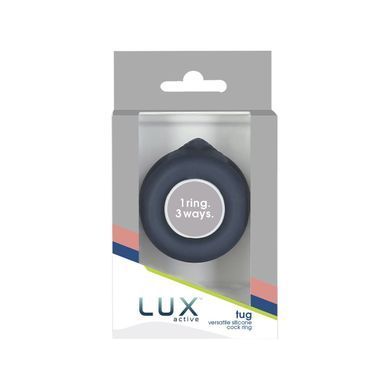 Подвійне ерекційне кільце LUX Active &ndash; Tug &ndash; Versatile Silicone Cock Ring SO5574 фото