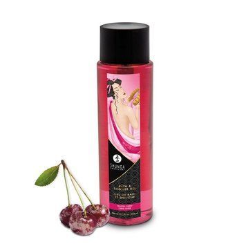 Гель для ванни та душу Shunga Frosted Cherry, 370 мл, з рослинними оліями та вітаміном Е SX1028 фото