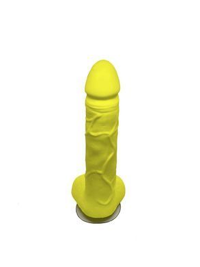 Мило у формі пеніса Чистий Кайф Yellow size L, крафтове мило-член, натуральне SO2644 фото