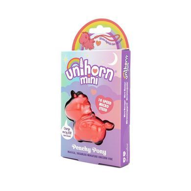 Вибратор мини-единорожка Unihorn Mini &ndash; Peachy Pony, брелок с вибрацией, 10 режимов SX2869 фото