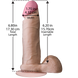 Фалоімітатор Doc Johnson The Realistic Cock 6 inch White &ndash; ULTRASKYN, Vack-U-Lock, діаметр 4,3 см SO1550 фото 3