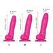 Реалистичный фаллоимитатор Strap-On-Me Sliding Skin Realistic Dildo Fuchsia L, эффект подвижной кожи SO6257 фото 4