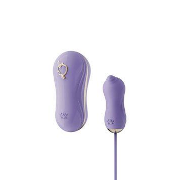 Набор 2в1 Zalo &mdash; UNICORN Violet, виброяйцо + вакуумный стимулятор SO6685 фото
