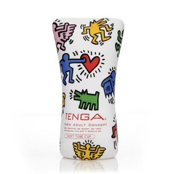 Мастурбатор Tenga Keith Haring Soft Case Cup (мягкая подушечка) сдавливаемый SO1648 фото
