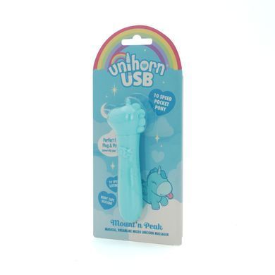 Вибратор-единорожка Unihorn USB Bullet &ndash; Mount'n Peak, вибропуля, USB-зарядка, 10 режимов SX2871 фото