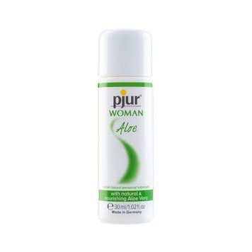 Лубрикант на водной основе pjur Woman Aloe 30 мл, с экстрактом алоэ, увлажняющий, без парабенов PJ13310 фото