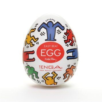 Мастурбатор-яйце Tenga Keith Haring Egg Dance SO1702 фото