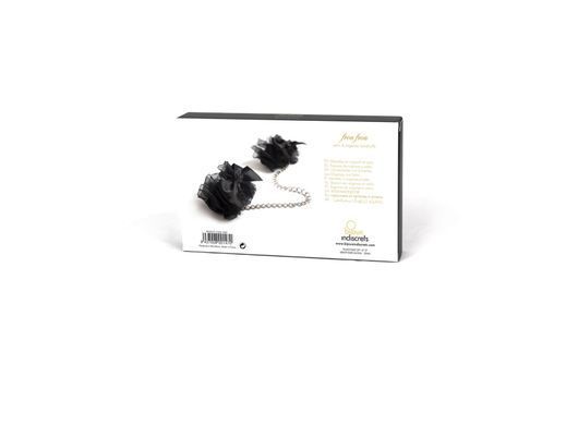 Наручники Bijoux Indiscrets - Frou Frou Organza handcuffs, атлас і органза, подарункове паковання SO2329 фото