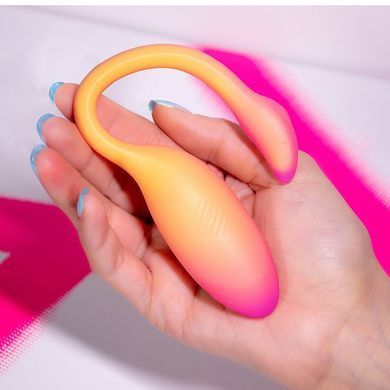 Смарт-виброяйцо Magic Motion Flamingo Max Orange 2 в 1: виброяйцо и тренажер Кегеля, 10 режимов SX2193 фото