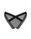 Кружевные трусики с заниженной талией Obsessive Estiqua panties M/L, черные SO7261 фото 6