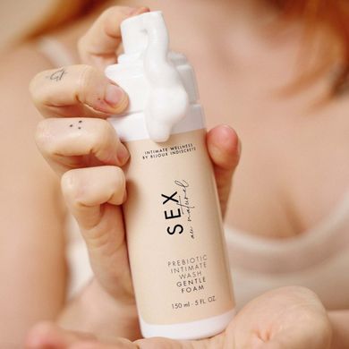 Пена для интимной гигиены Bijoux Indiscrets Sex Au Naturel Prebiotic Intimate Wash Gentle Foam 150мл SX3249 фото