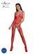 Бодистокинг Passion ECO BS004 red открытый доступ, имитация подвязок, цветочный декор SO7072 фото 1