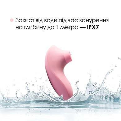 Вакуумный стимулятор Svakom Pulse Lite Neo Pale Rosette, управляется со смартфона SO7323 фото