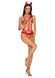 Еротичний костюм чортика зі стреп Obsessive Evilia teddy red L/XL SO7707 фото 5