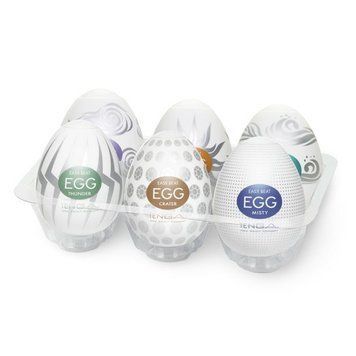 Набір мастурбаторів-яєць Tenga Egg Hard Boild Pack (6 яєць) EGG-VP62 фото