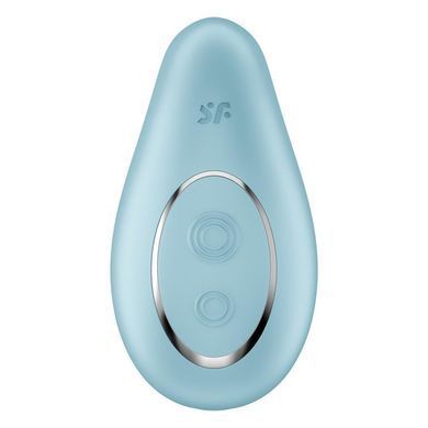 Вибратор Satisfyer Dipping Delight Light Blue, 2 мотора, гибкий кончик SO6991 фото