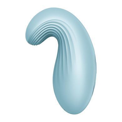 Вибратор Satisfyer Dipping Delight Light Blue, 2 мотора, гибкий кончик SO6991 фото
