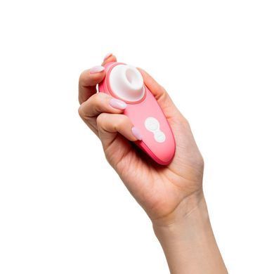 Вакуумный клиторальный стимулятор Womanizer Liberty 2 Vibrant Rose, 8 режимов, магнитная крышечка SX0522 фото