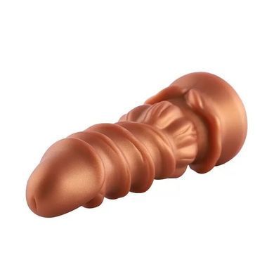 Фалоімітатор для секс-машин Hismith Spiral Grain Silicone Dildo Monster Series, спіральний рельєф SO9961 фото