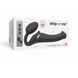Безремінний страпон з вібрацією Strap-On-Me Vibrating Black M, діаметр 3,8см, пульт ДК, регульований SO3354 фото 4