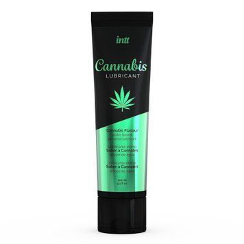 Лубрикант на водній основі Intt Cannabis (100 мл) з олією насіння конопель, не розтікається SO2931 фото