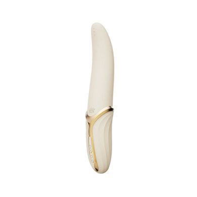 Вибратор Zalo &ndash; EVE Ivory White, вибрация + ротация, имитация язычка, подогрев до 39 &deg;C SO9548 фото