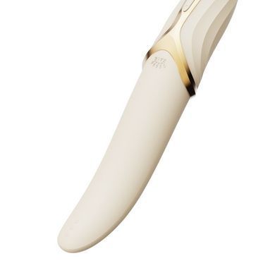 Вибратор Zalo &ndash; EVE Ivory White, вибрация + ротация, имитация язычка, подогрев до 39 &deg;C SO9548 фото