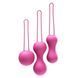 Набір вагінальних кульок Je Joue - Ami Fuchsia, діаметр 3,8-3,3-2,7см, вага 54-71-100гр + подарунок косметичка SO3044 фото 1