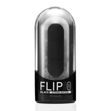 Мастурбатор Tenga Flip Zero Black, змінна інтенсивність стимуляції, розкладний SO2009 фото