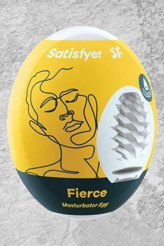 Самосмазывающийся мастурбатор-яйцо Satisfyer Masturbator Egg Fierce, одноразовый, не требует смазки SO5522 фото
