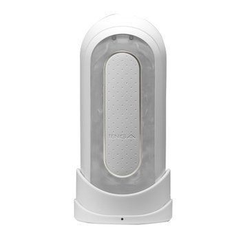 Вібромастурбатор Tenga Flip Zero Electronic Vibration White, змінна інтенсивність, розкладний SO2010 фото