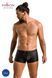 Мужские кожаные боксеры с клапаном Passion 050 SHORT PATRICK L/XL Black SO7621 фото 5