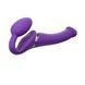 Безремневой страпон с вибрацией Strap-On-Me Vibrating Violet M диаметр 3,8 см, пульт ДУ, регулируемый SO3825 фото 1