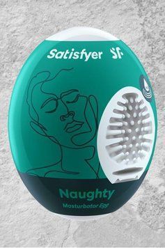 Самосмазывающийся мастурбатор-яйцо Satisfyer Masturbator Egg Naughty, одноразовый, не требует смазки SO5523 фото