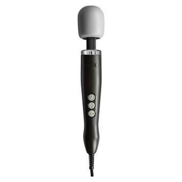 Вібромасажер DOXY Original Black, дуже потужний, живлення 220В, пульсівні вібрації SO1428 фото
