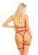Портупея с чокером и гартеры Leg Avenue 2PC Vegan Leather Nurse Harness Teddy and Headband Red S SX1716 фото 2