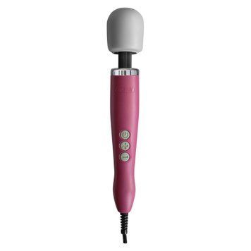 Вібромасажер DOXY Original Pink, дуже потужний, живлення 220В, пульсівні вібрації SO1429 фото