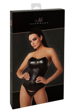 Корсет Noir Handmade F334 Powerwetlook corset - 5XL SX2021 фото