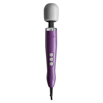 Вібромасажер DOXY Original Purple, дуже потужний, живлення 220В, пульсівні вібрації SO1430 фото