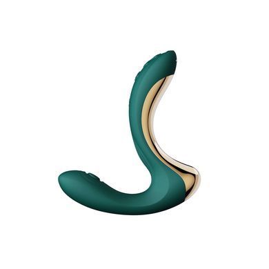 Вібратор-пульсатор з вакуумною насадкою Zalo &ndash; Talis G-Spot PulseWave Vibrator Turquoise Green SX0711 фото