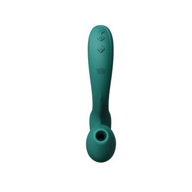 Вібратор-пульсатор з вакуумною насадкою Zalo &ndash; Talis G-Spot PulseWave Vibrator Turquoise Green SX0711 фото