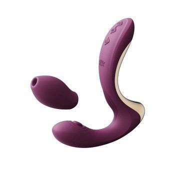 Вібратор-пульсатор з вакуумною насадкою Zalo &ndash; Talis G-Spot PulseWave Vibrator Velvet Purple SX0712 фото
