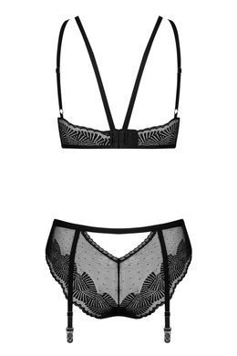 Комплект Obsessive Allastia 2-pcs set black S/M SX2577 фото