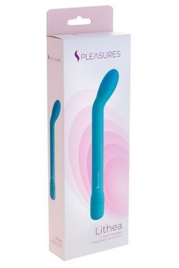 Тонкий вібратор для точки G S Pleasures Lithea Turqouise, 7 режимів SX1602 фото