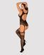 Бодістокінг Obsessive Bodystocking F236 S/Ml/L, глибоке декольте, імітація шнурівки SO7232 фото 4